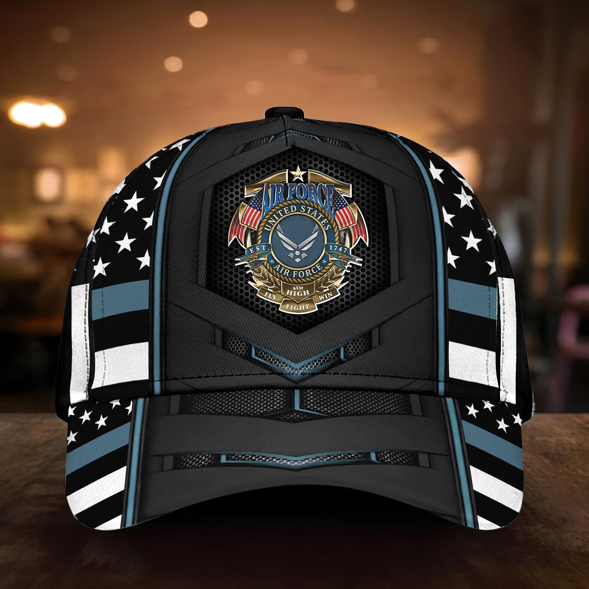 Premium Multiple US Military Services Veteran Cap PVC241101