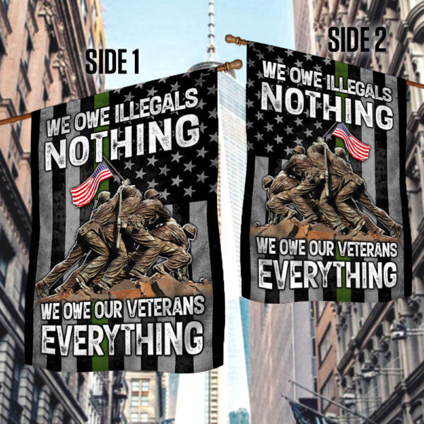 Veteran. The Green Line Flag PVC260516