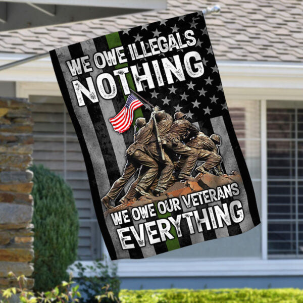 Veteran. The Green Line Flag PVC260516