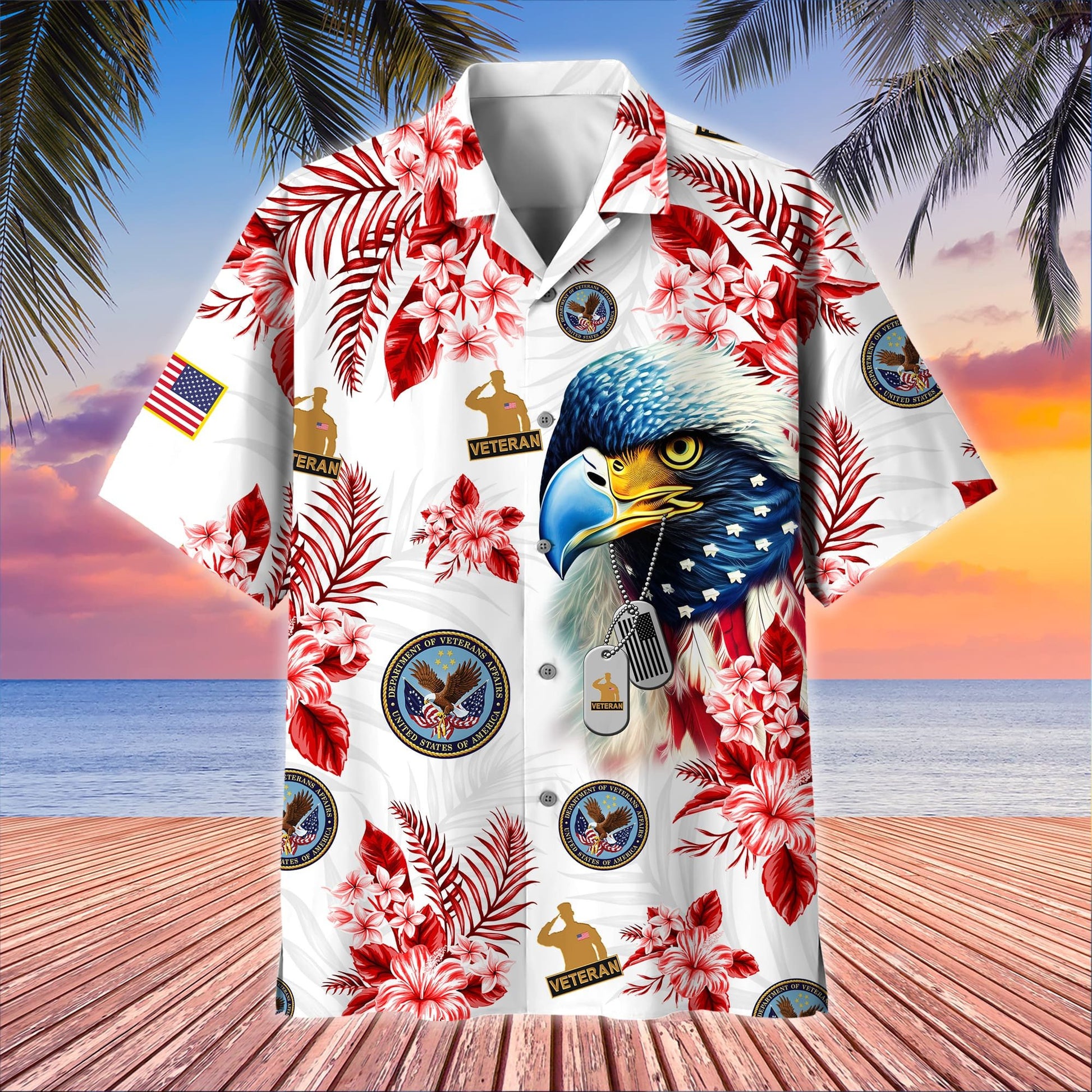 Unique Proudly Served US Veterans Hawaii Shirt NPVC010601