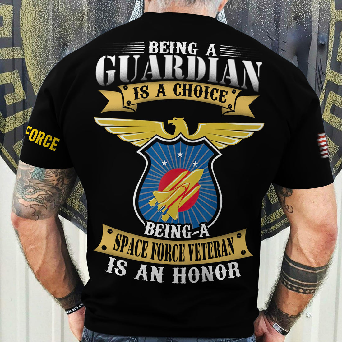 Premium 82nd Airborne US Space Force Cadet T-Shirt NPVC070711