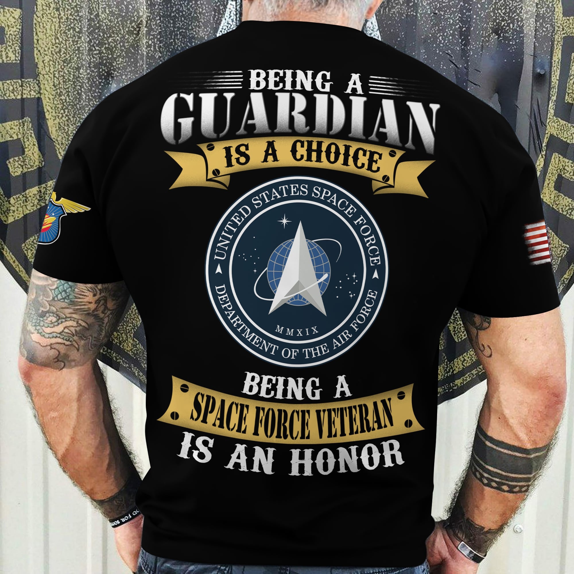 Premium 82nd Airborne US Space Force Cadet T-Shirt NPVC070711