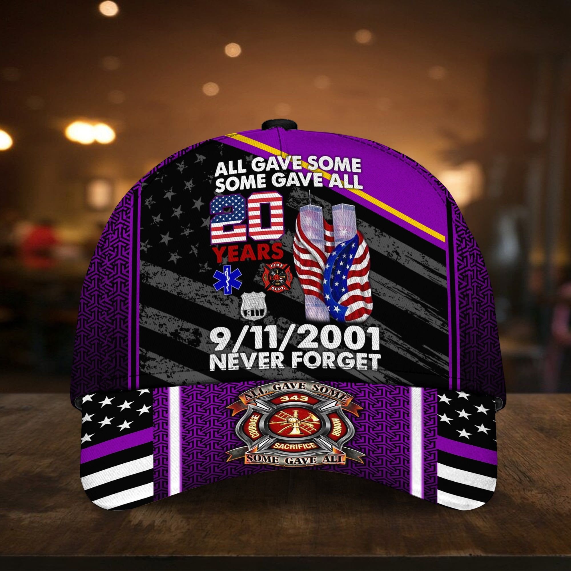 Unique Multicolor America Patriot Day Cap TVN270804