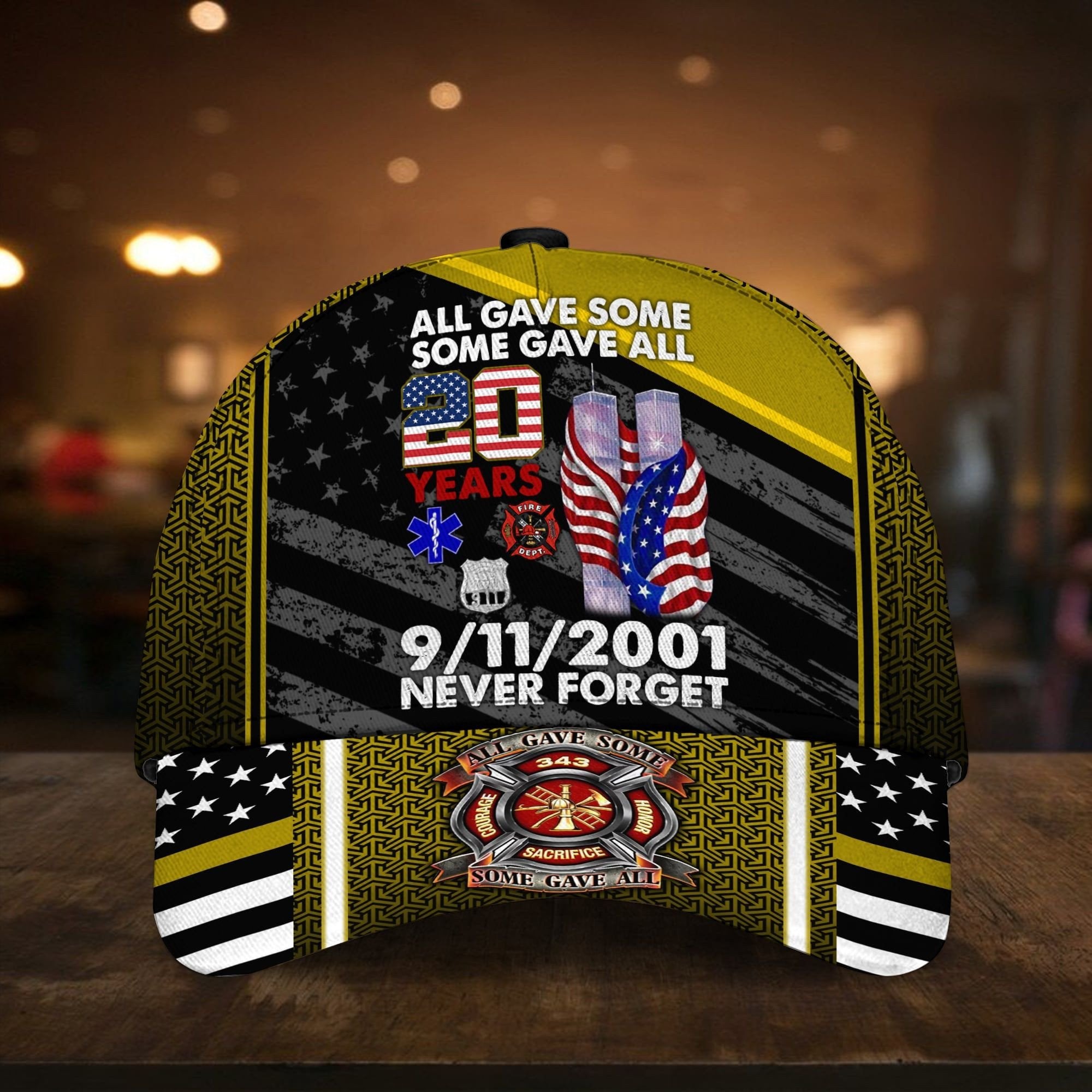 Unique Multicolor America Patriot Day Cap TVN270804