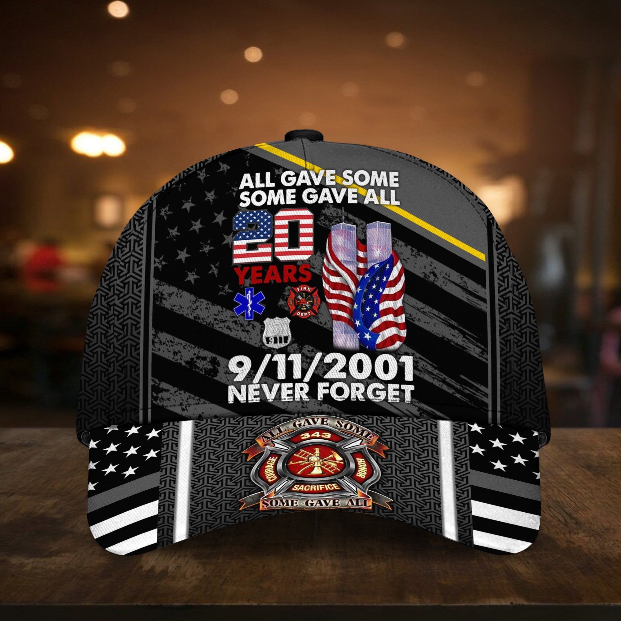 Unique Multicolor America Patriot Day Cap TVN270804