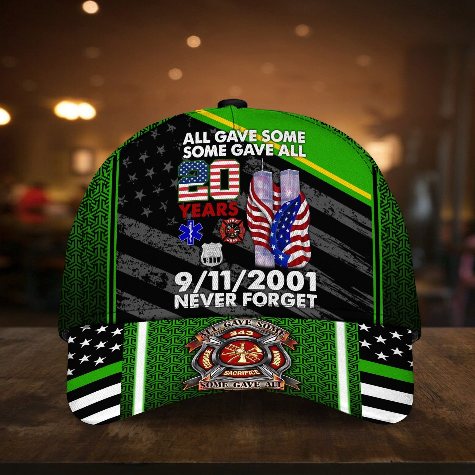 Unique Multicolor America Patriot Day Cap TVN270804