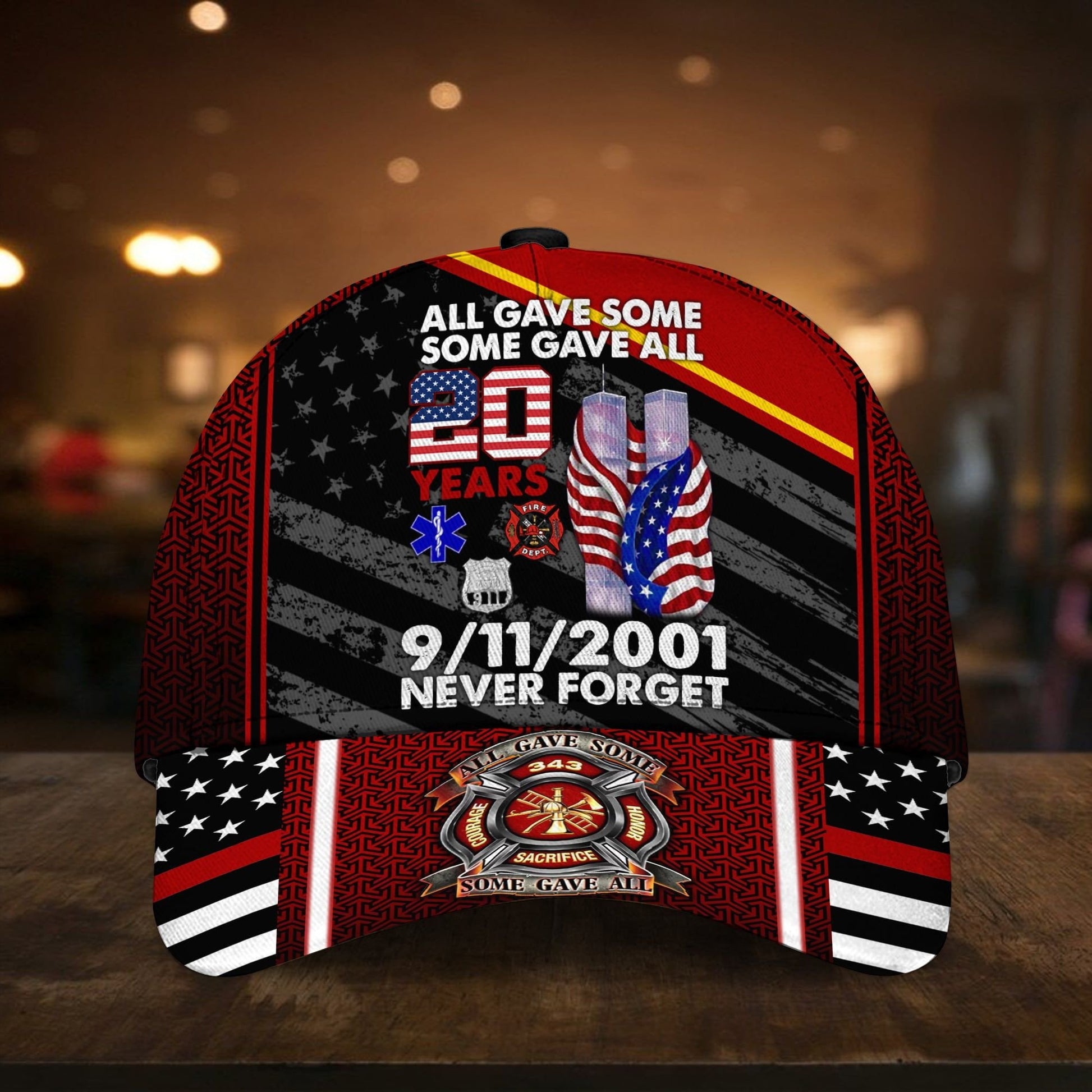 Unique Multicolor America Patriot Day Cap TVN270804