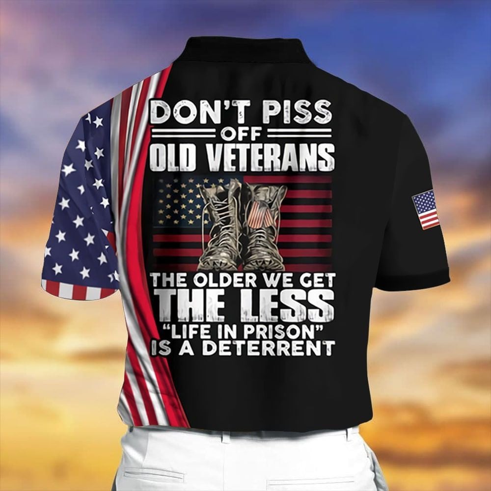 Honor The Old Men Polo Shirt TVN091004