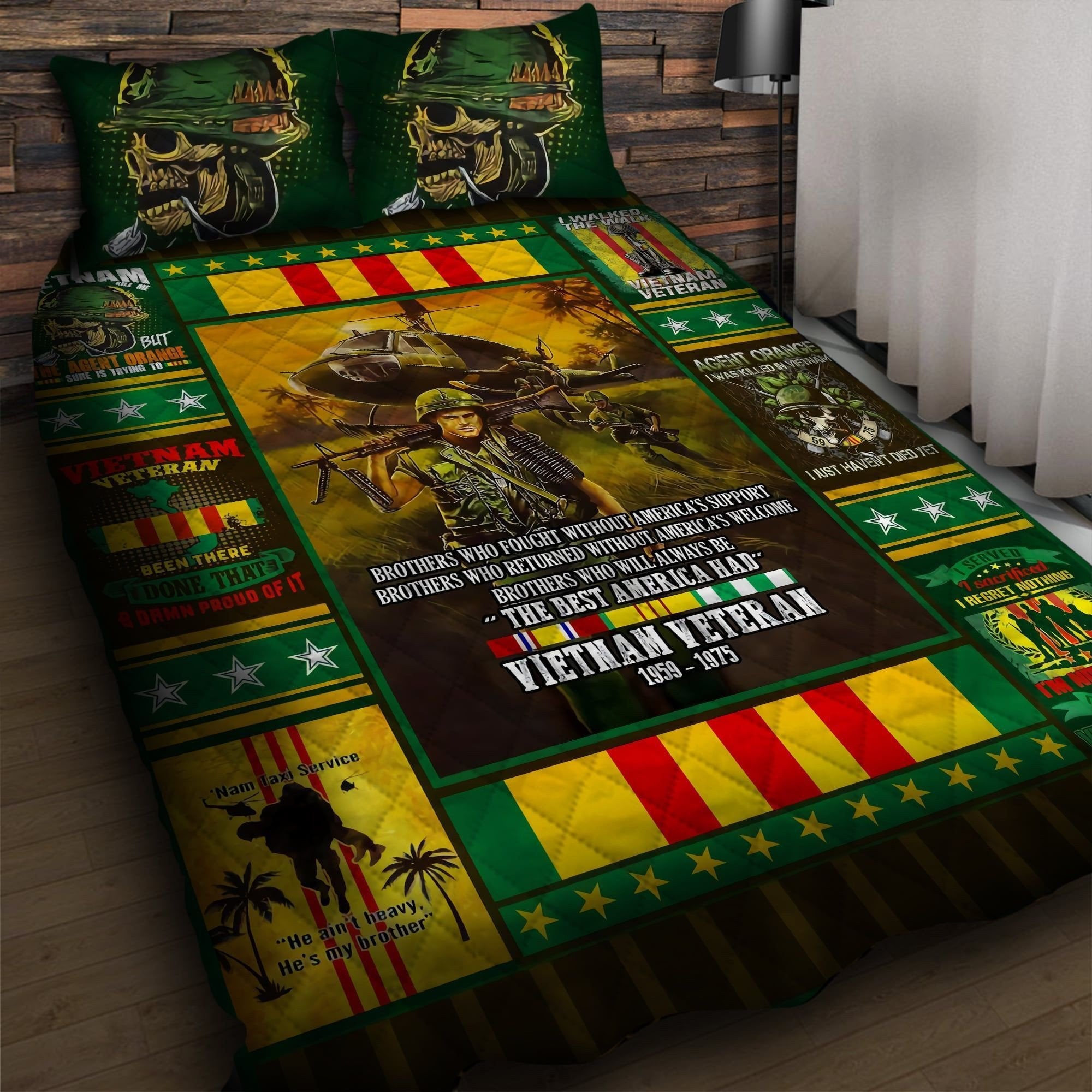 Unique VietNam Veteran Bedding Set TVN101002