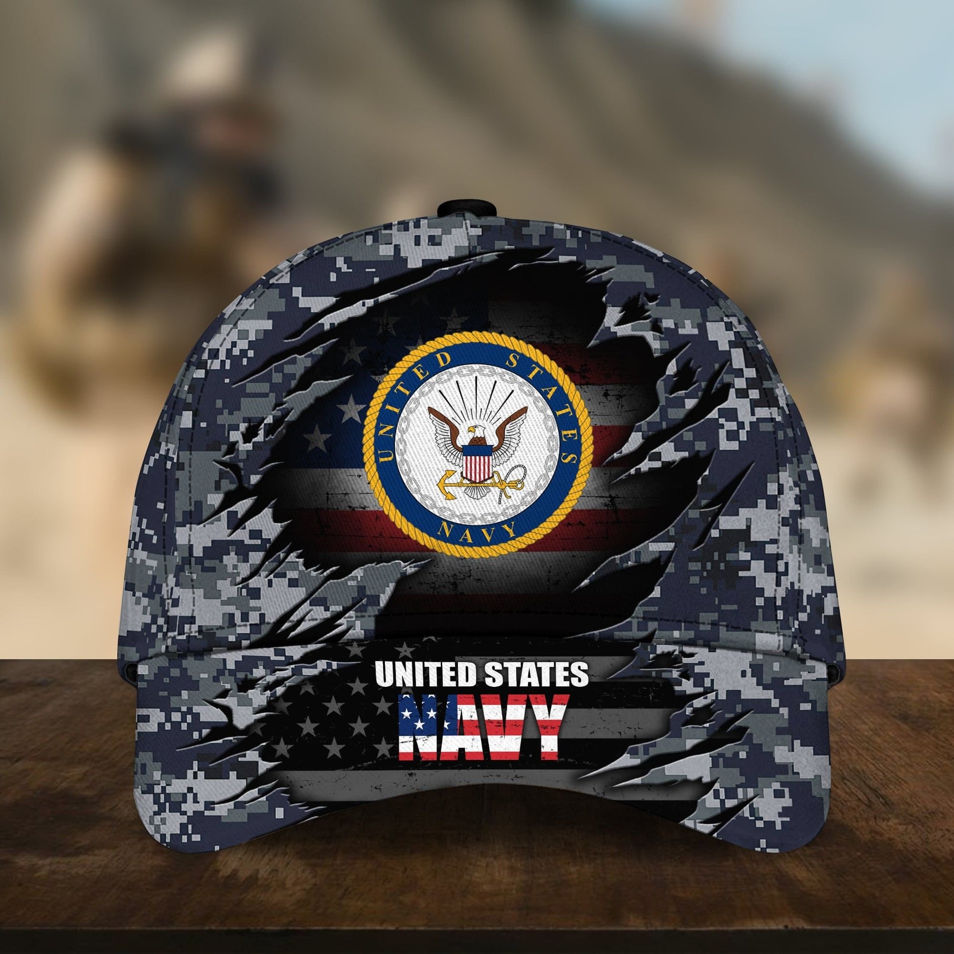Multiple US Military Service Veteran 3D Cap PVC131001