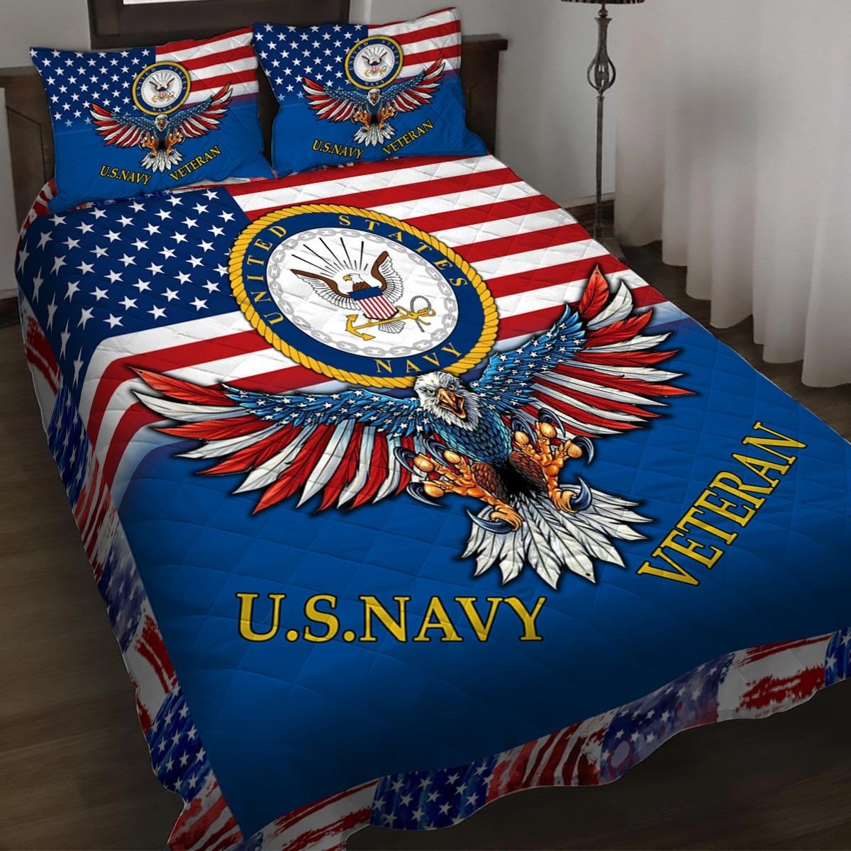 Premium Multiple US Military Services Veteran Bedding Set TVN181003