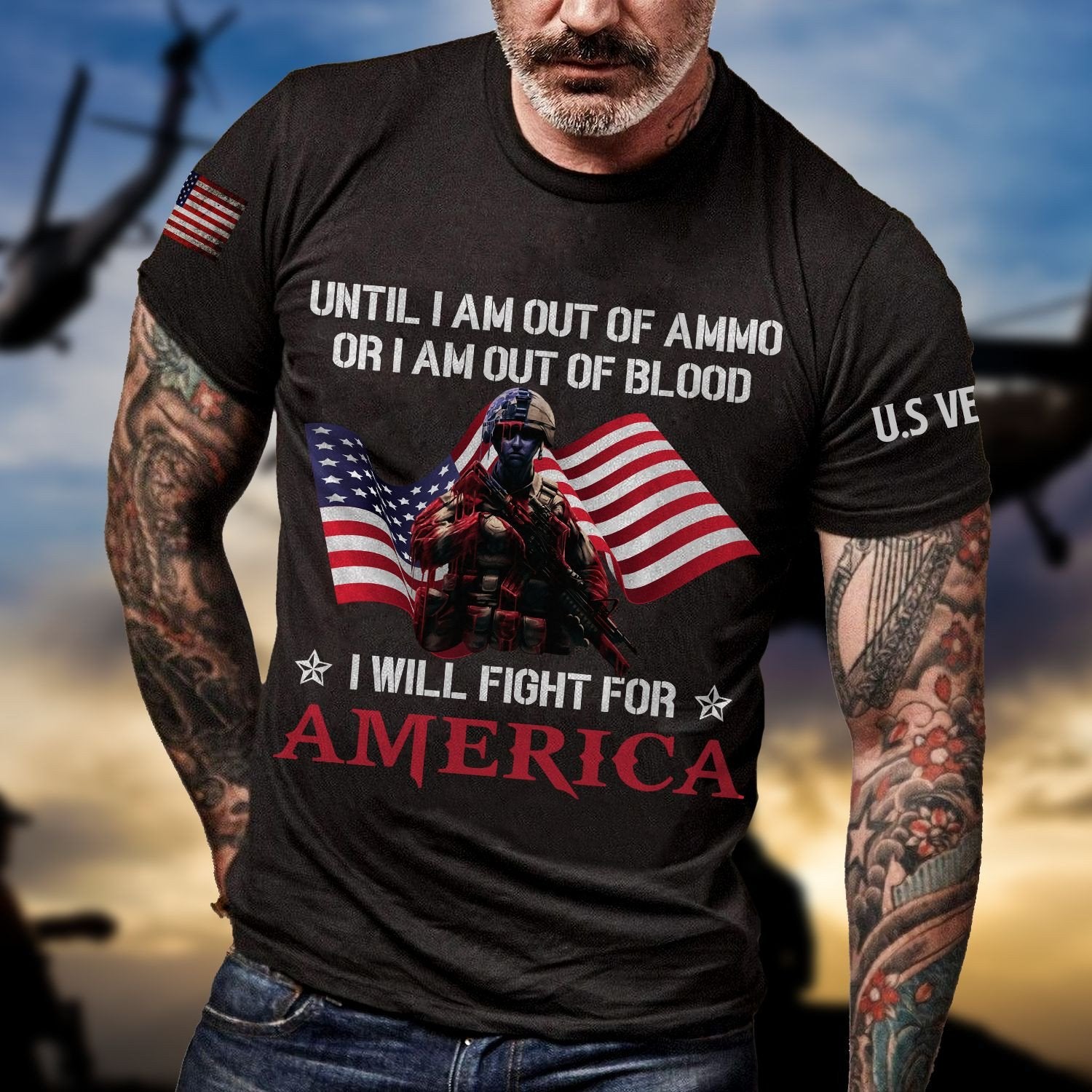 Unique Until I Out Of Amo Or Blood T-shirt TVN211006