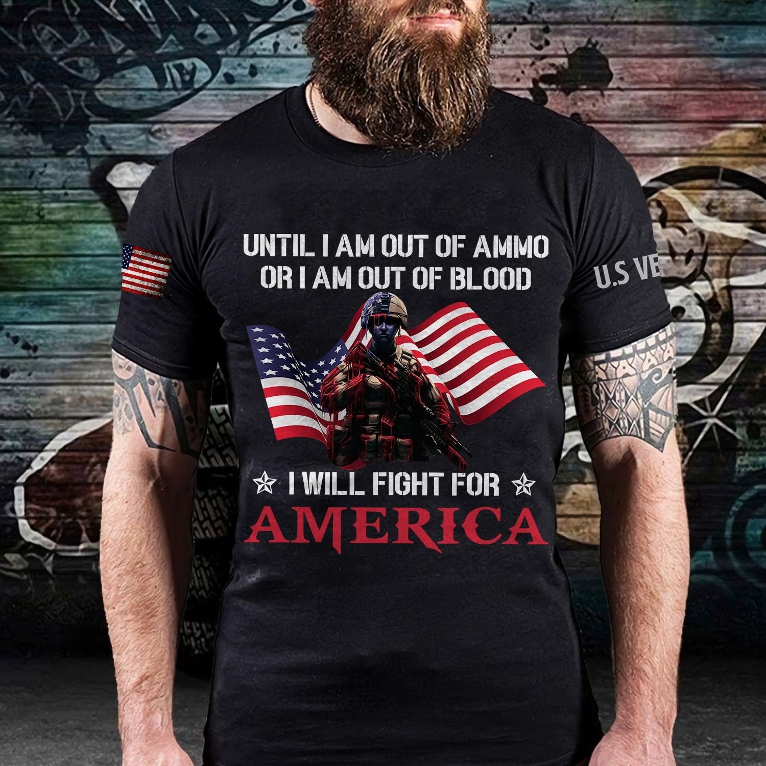 Unique Until I Out Of Amo Or Blood T-shirt TVN211006