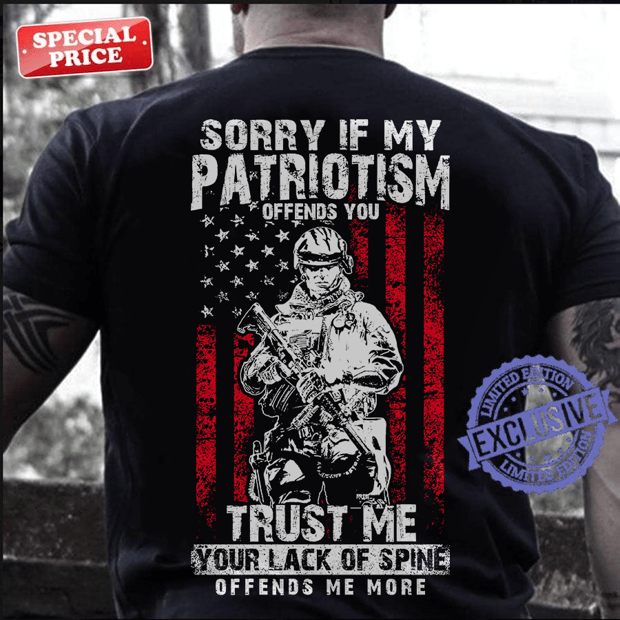 Premium America Veteran Patriostrism T-Shirt NVT241001