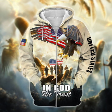 Premium In God We Trust Veteran Day Hoodie TVN261008