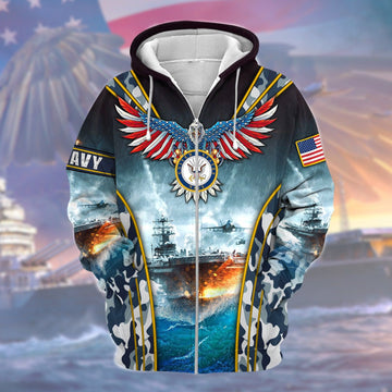 Proud U.S.Navy Veteran Hoodie TVN261005