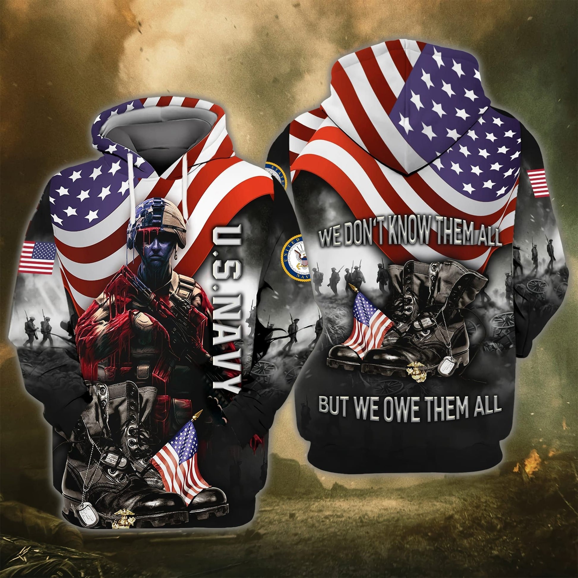 Unique We Owe Them All Hoodie TVN211001