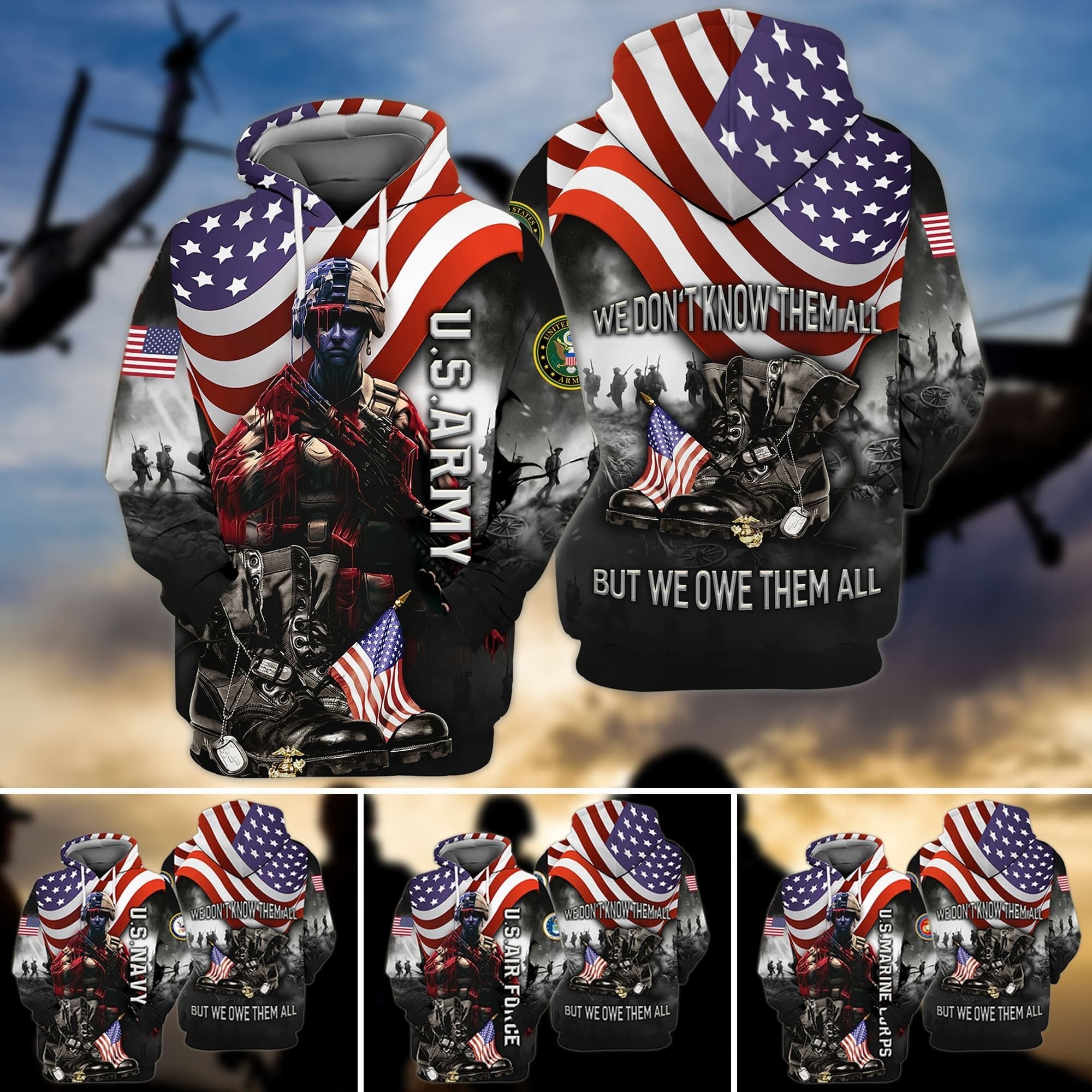 Unique We Owe Them All Hoodie TVN211001