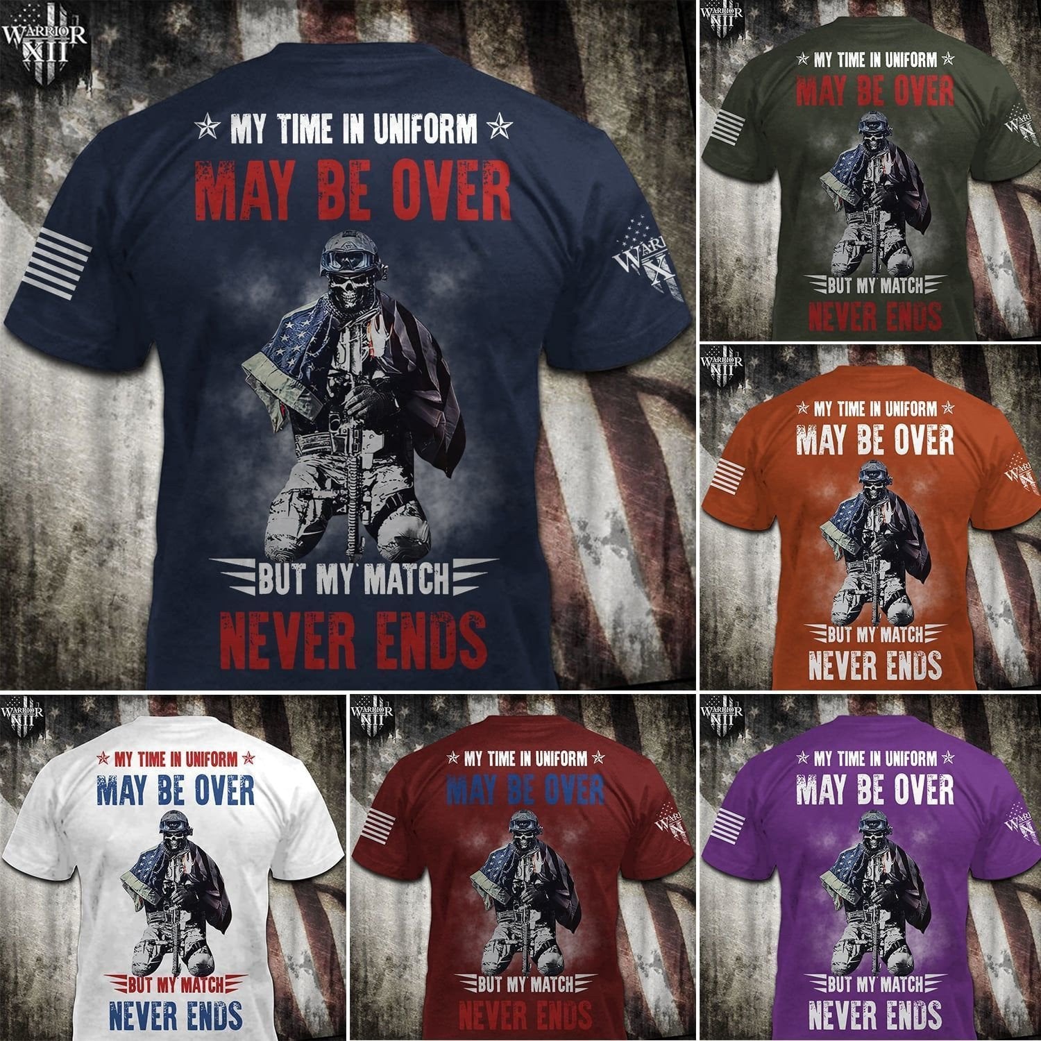 Unique Premium Veteran T-shirt PVC030902