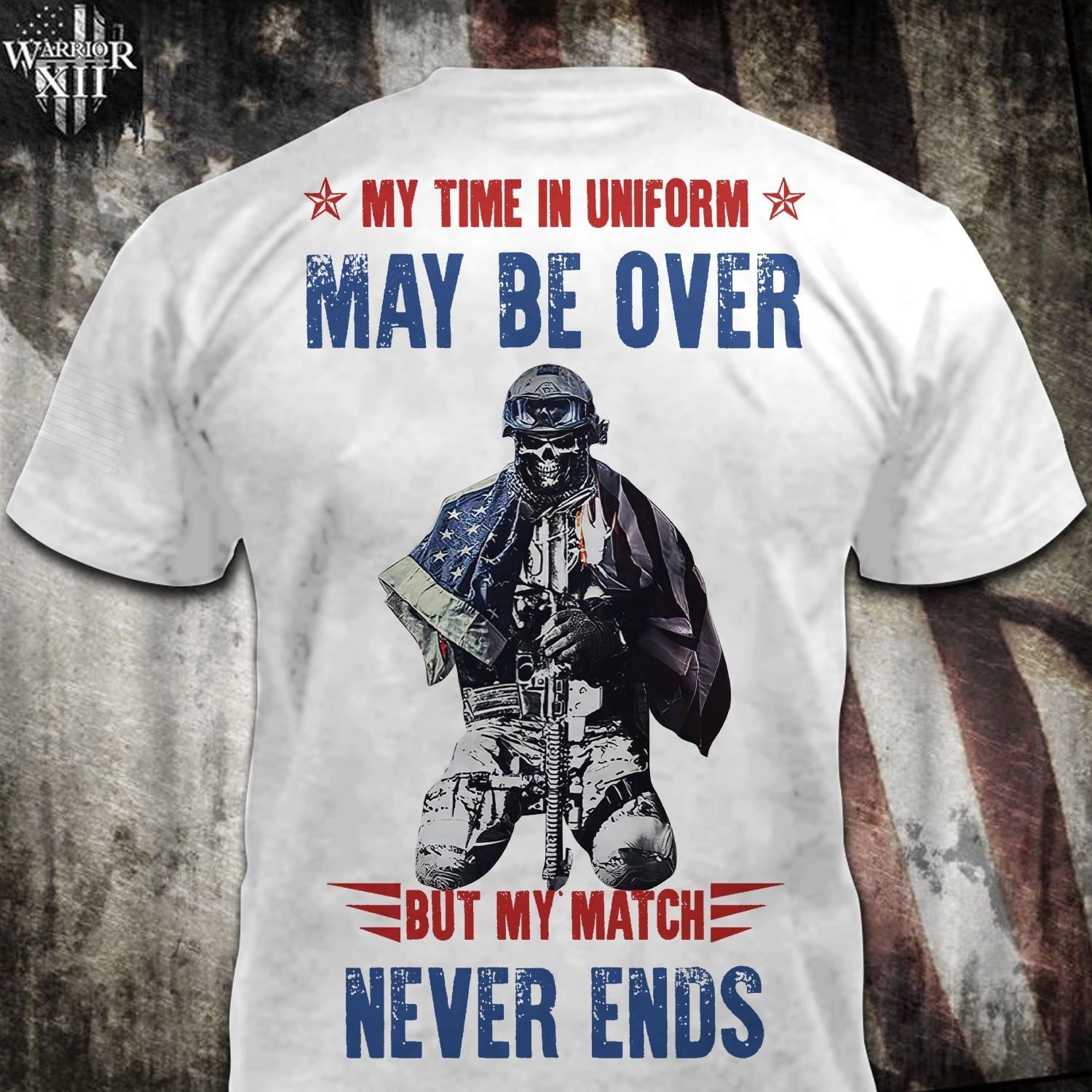Unique Premium Veteran T-shirt PVC030902