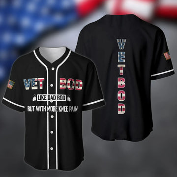 Premium Unique Veteran Baseball Jersey Ultra Soft and Comfort VDT10022MD