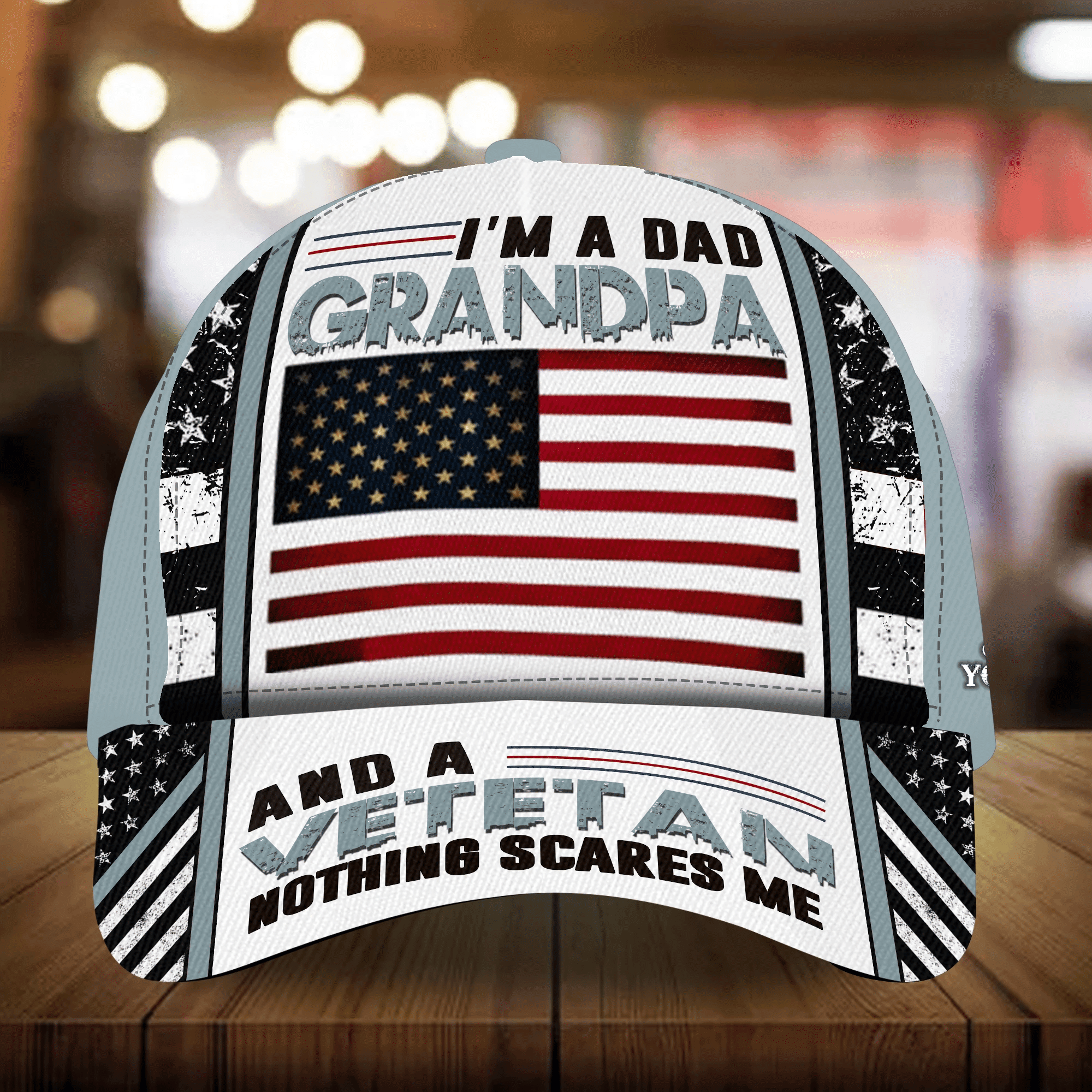 Best Premium Veteran Cap 3D Cotton Multicolor Personalized