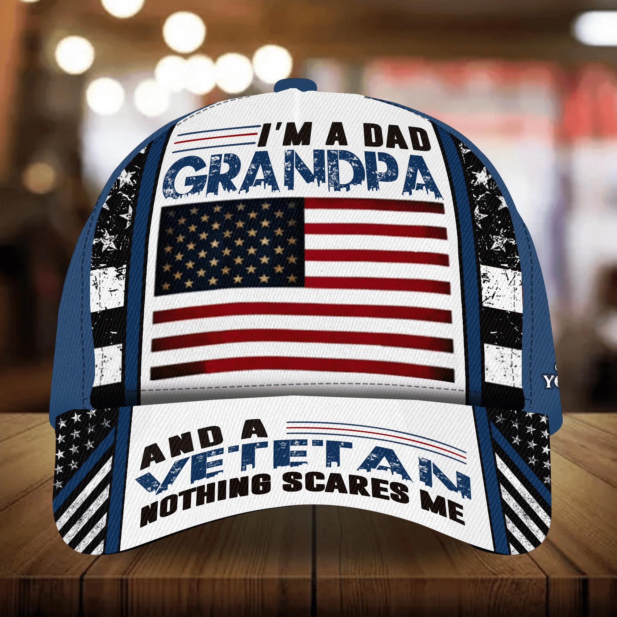 Best Premium Veteran Cap 3D Cotton Multicolor Personalized