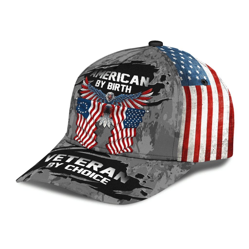 American By Birth Veteran Classic Cap 3D