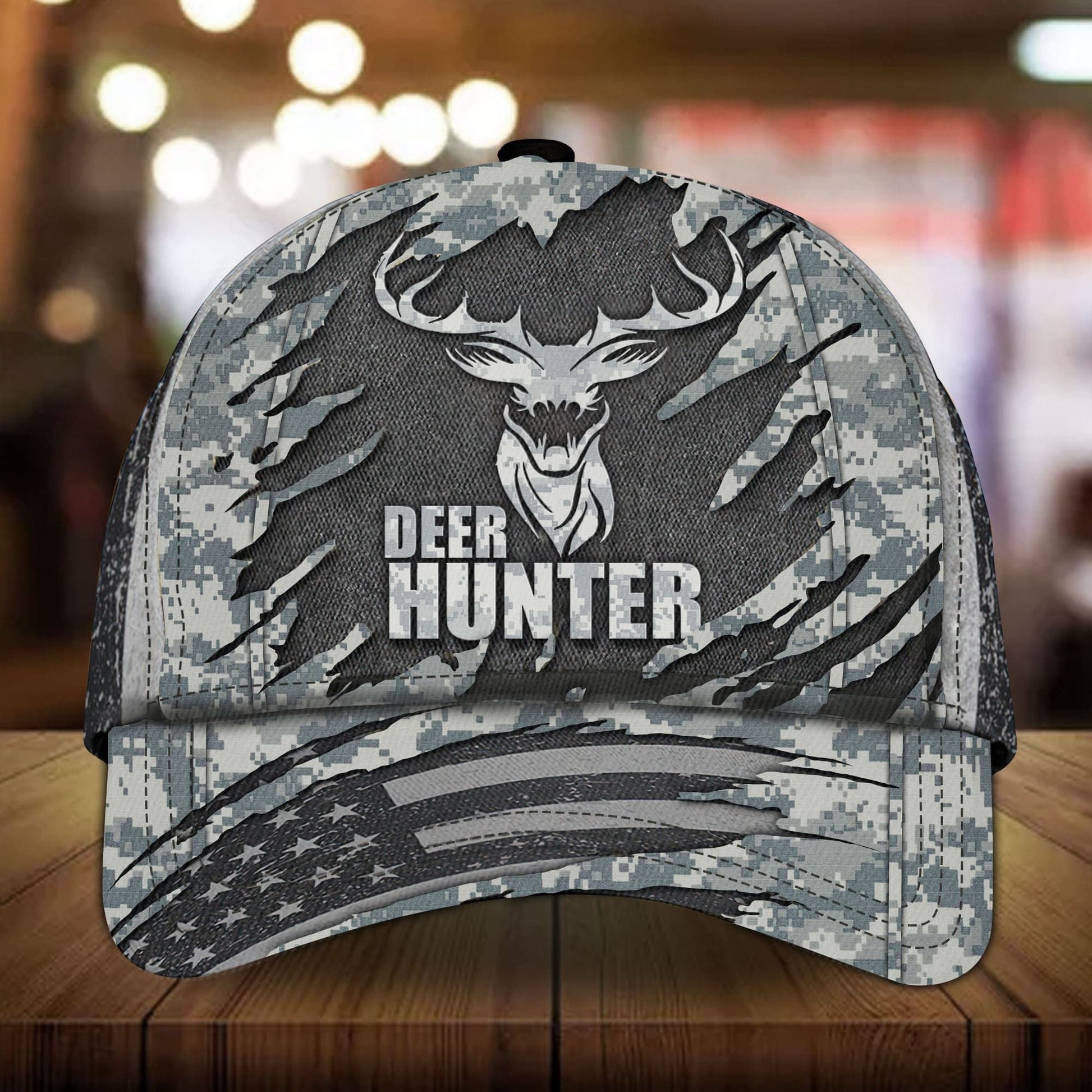 Premium Deer Hunting Cap Veteran Camo