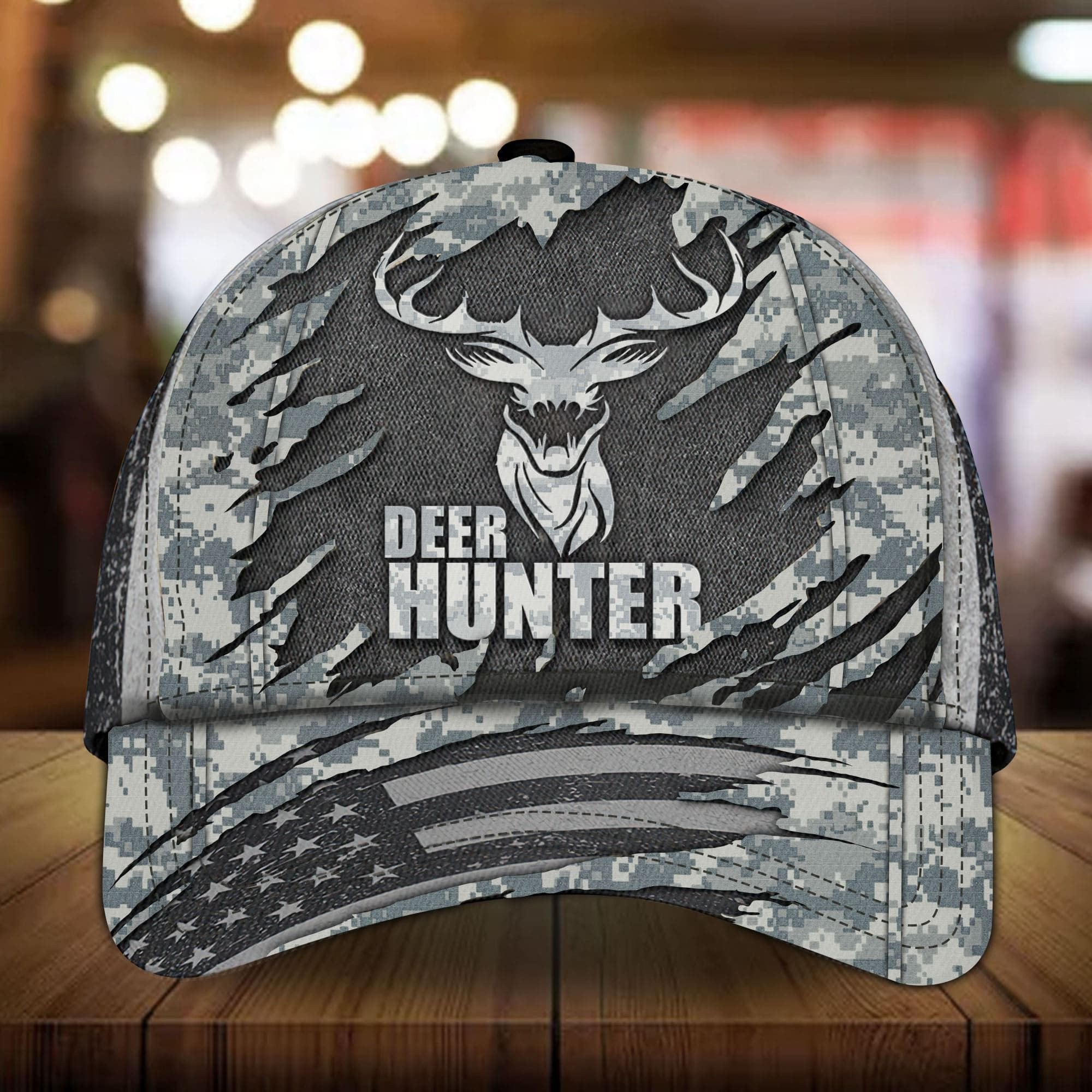 Premium Deer Hunting Cap Veteran Camo