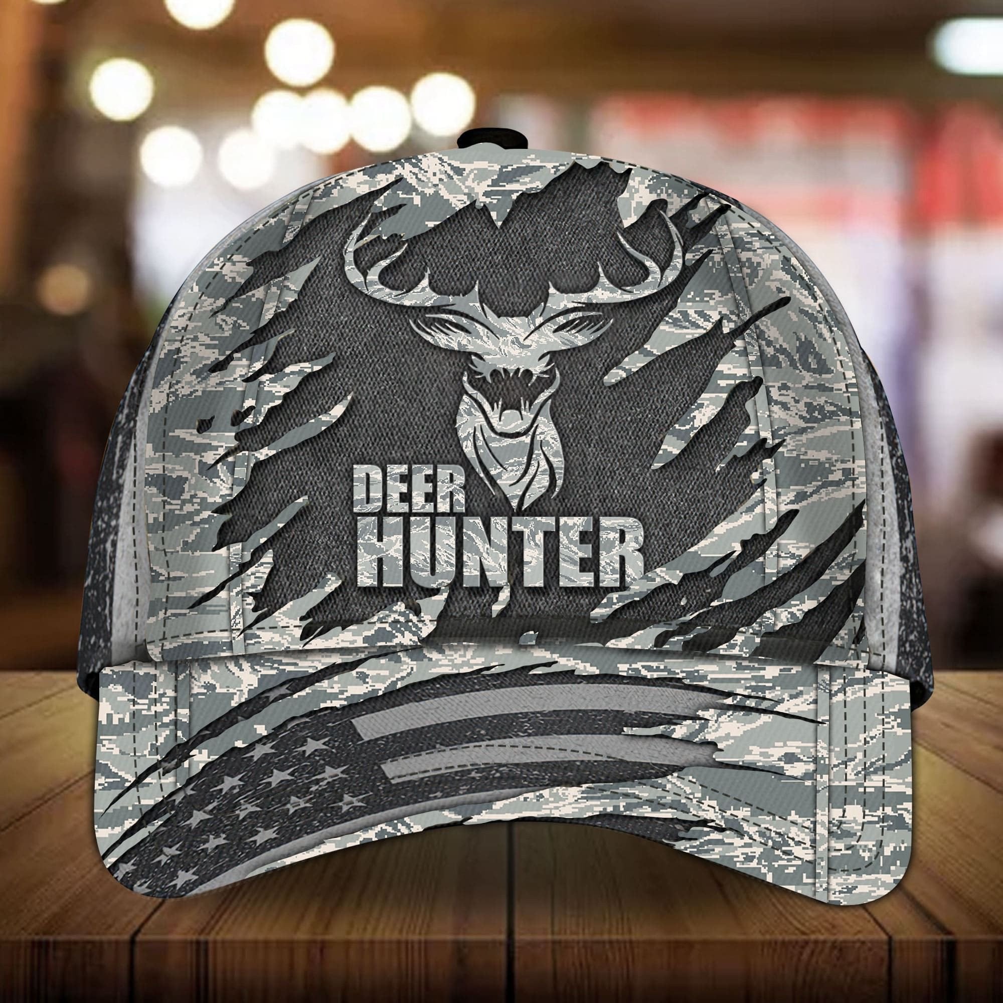 Premium Deer Hunting Cap Veteran Camo
