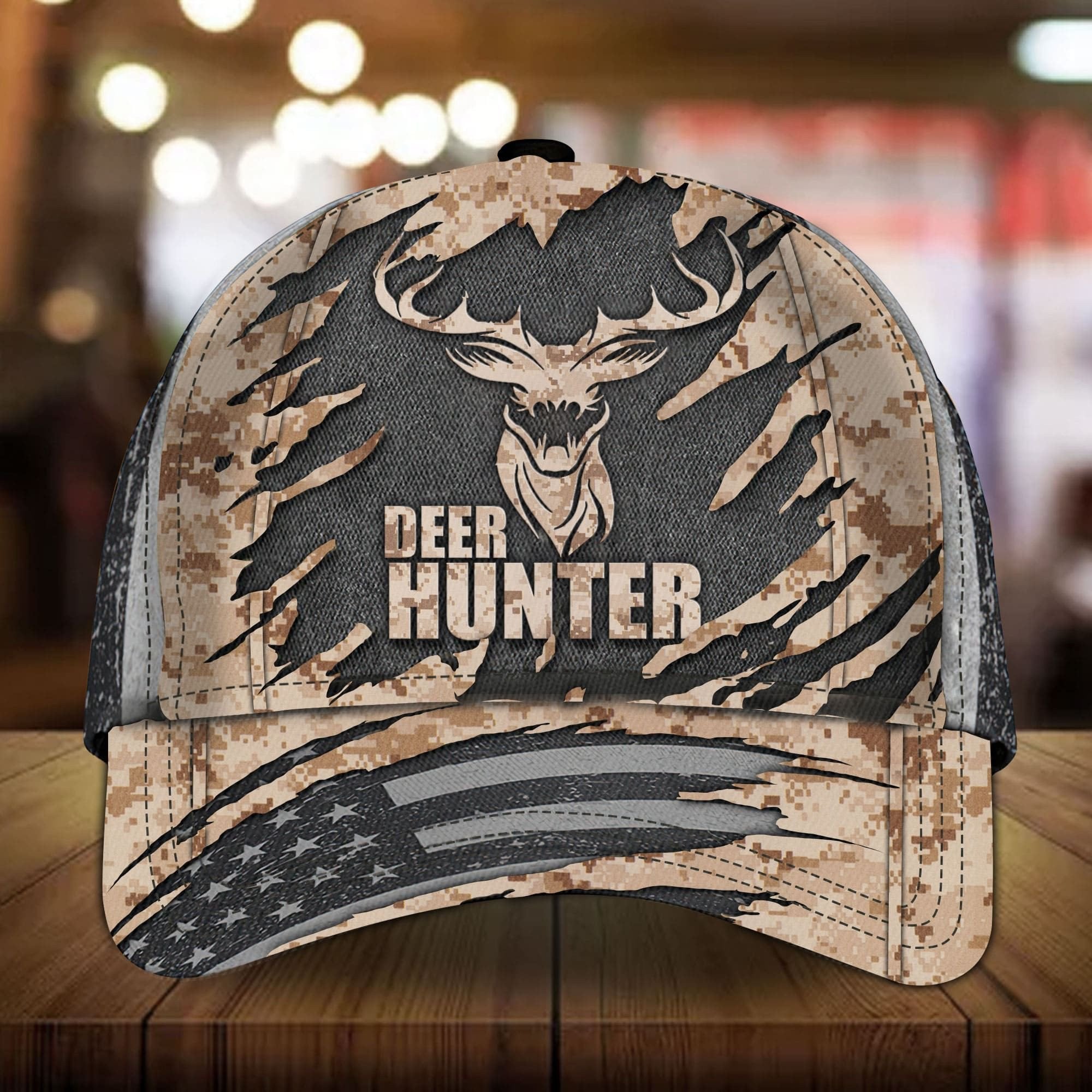 Premium Deer Hunting Cap Veteran Camo