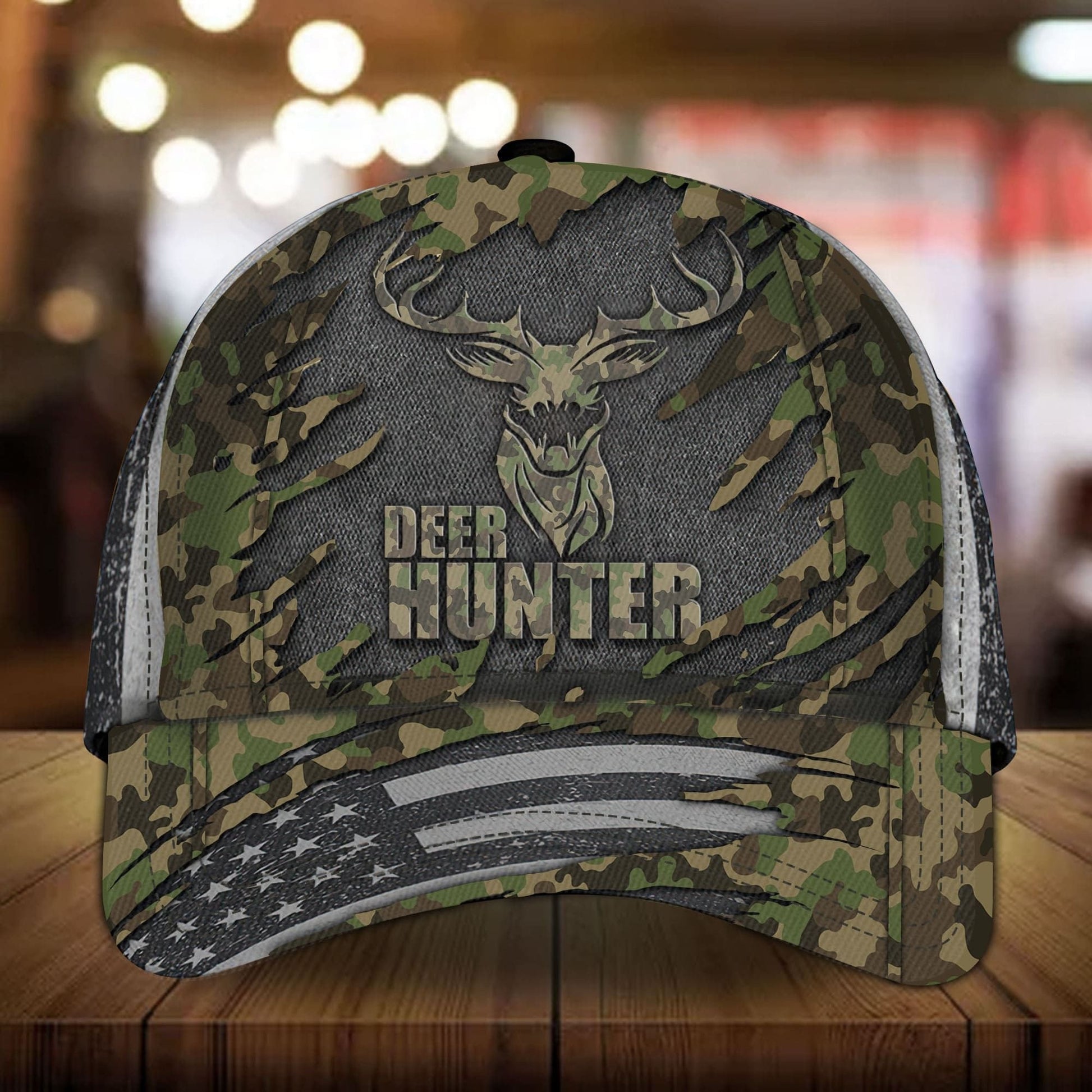 Premium Deer Hunting Cap Veteran Camo