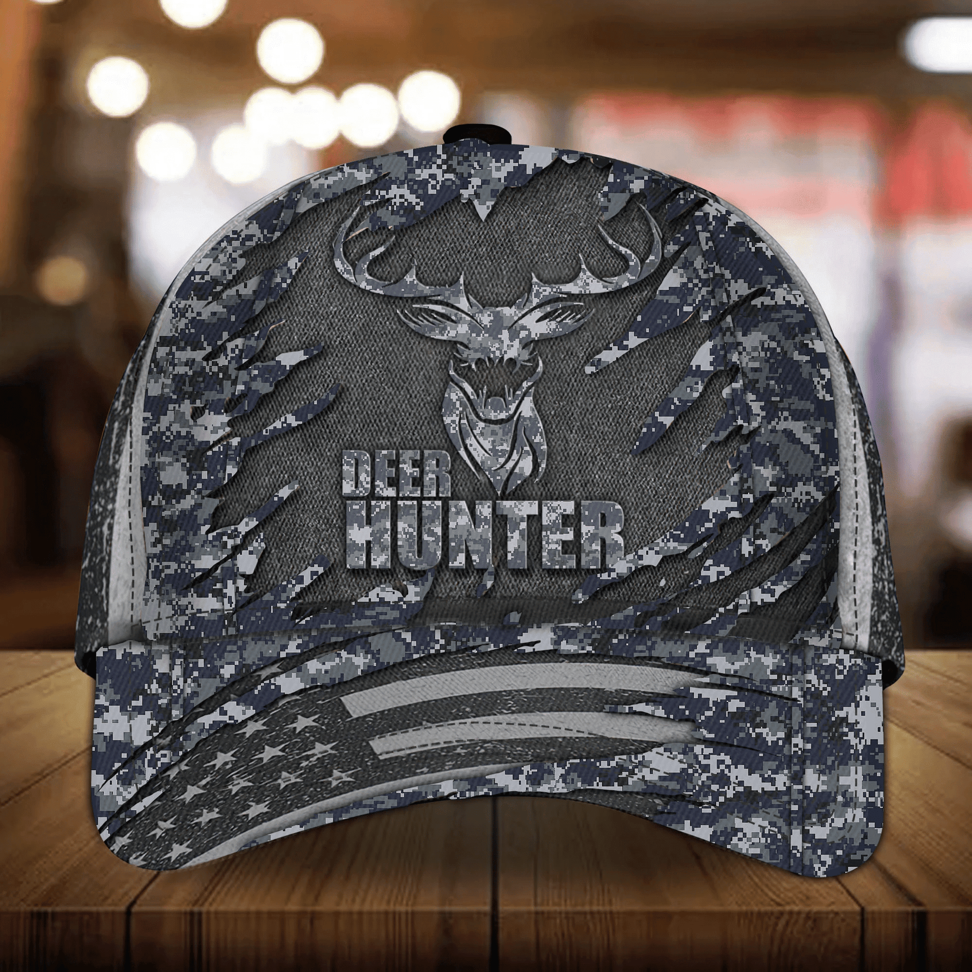 Premium Deer Hunting Cap Veteran Camo