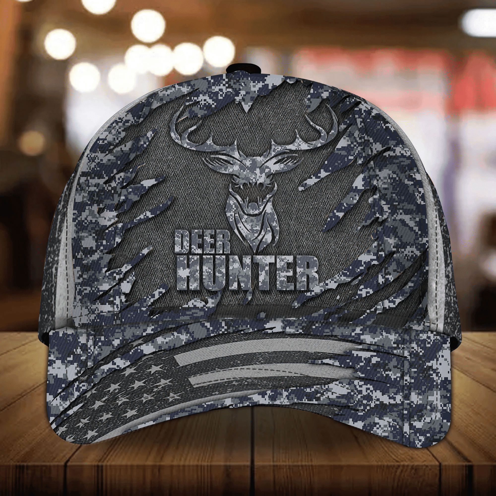Premium Deer Hunting Cap Veteran Camo