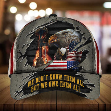 Premium Veteran Classic Cap Iron Pattern 3D Printed