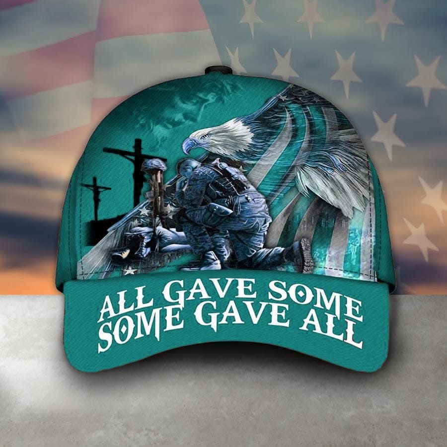 Veteran Classic Jesus Eagle Cap 3D