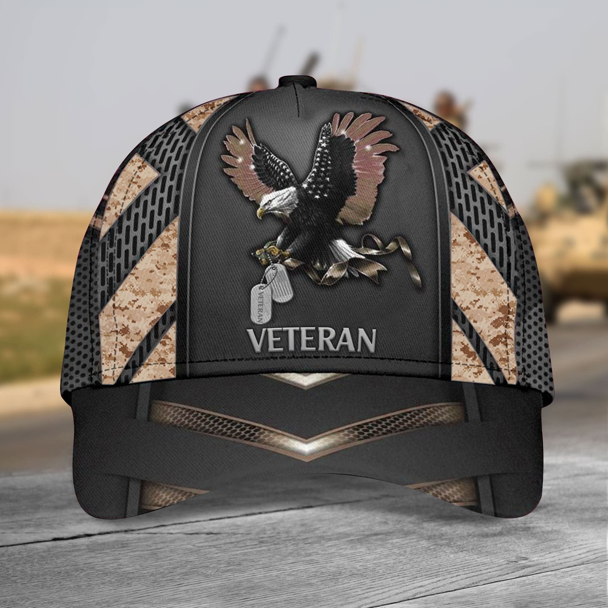 Premium Eagle Veteran Cap Camo Multicolor