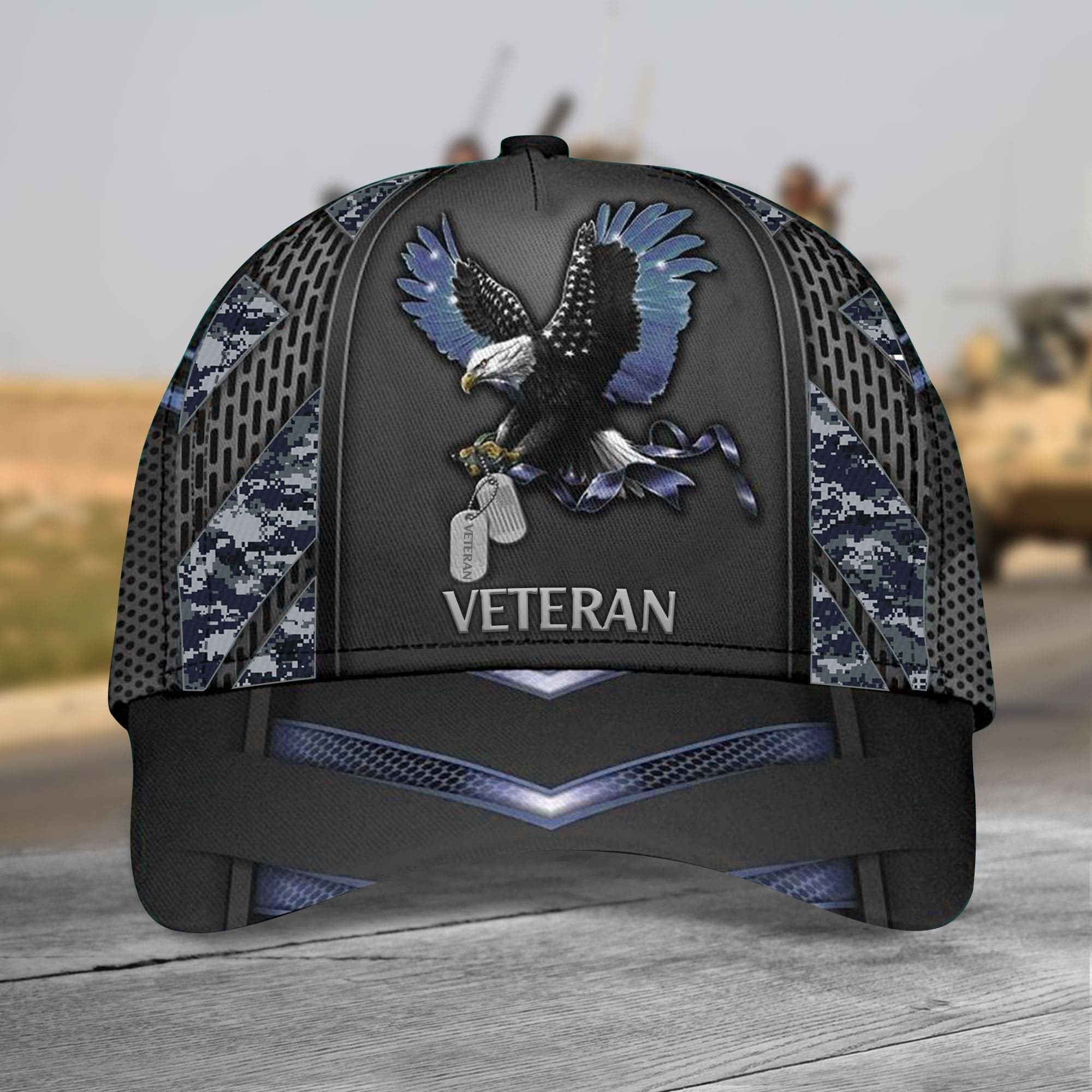 Premium Eagle Veteran Cap Camo Multicolor