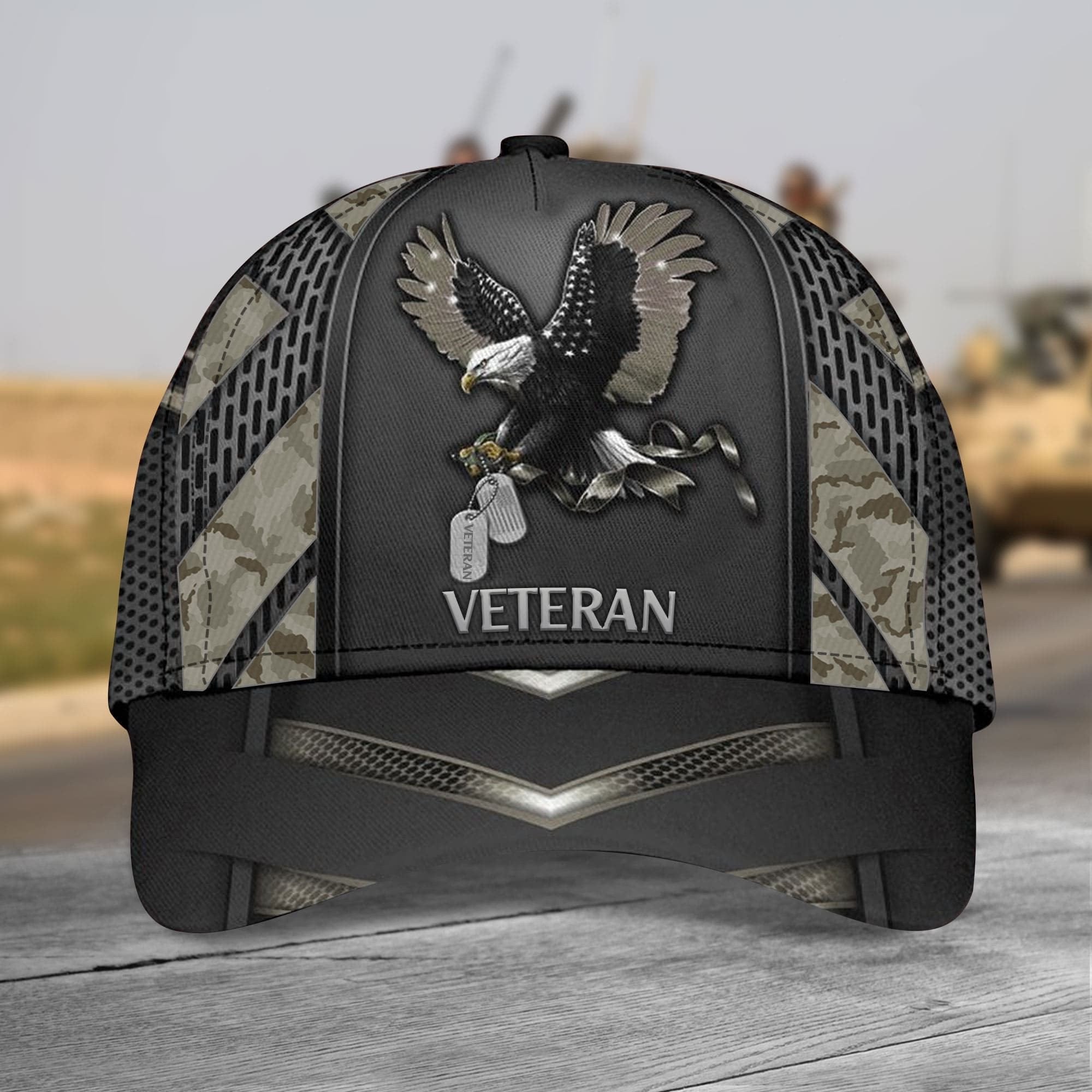 Premium Eagle Veteran Cap Camo Multicolor