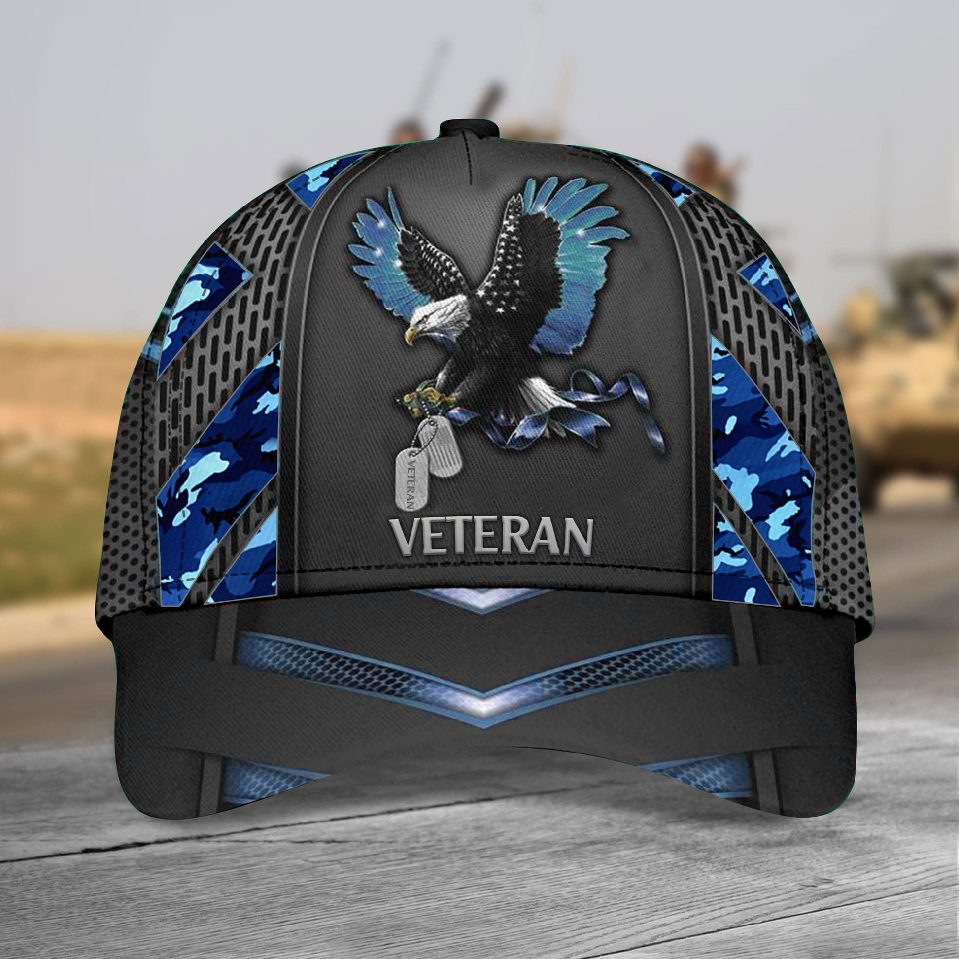Premium Eagle Veteran Cap Camo Multicolor