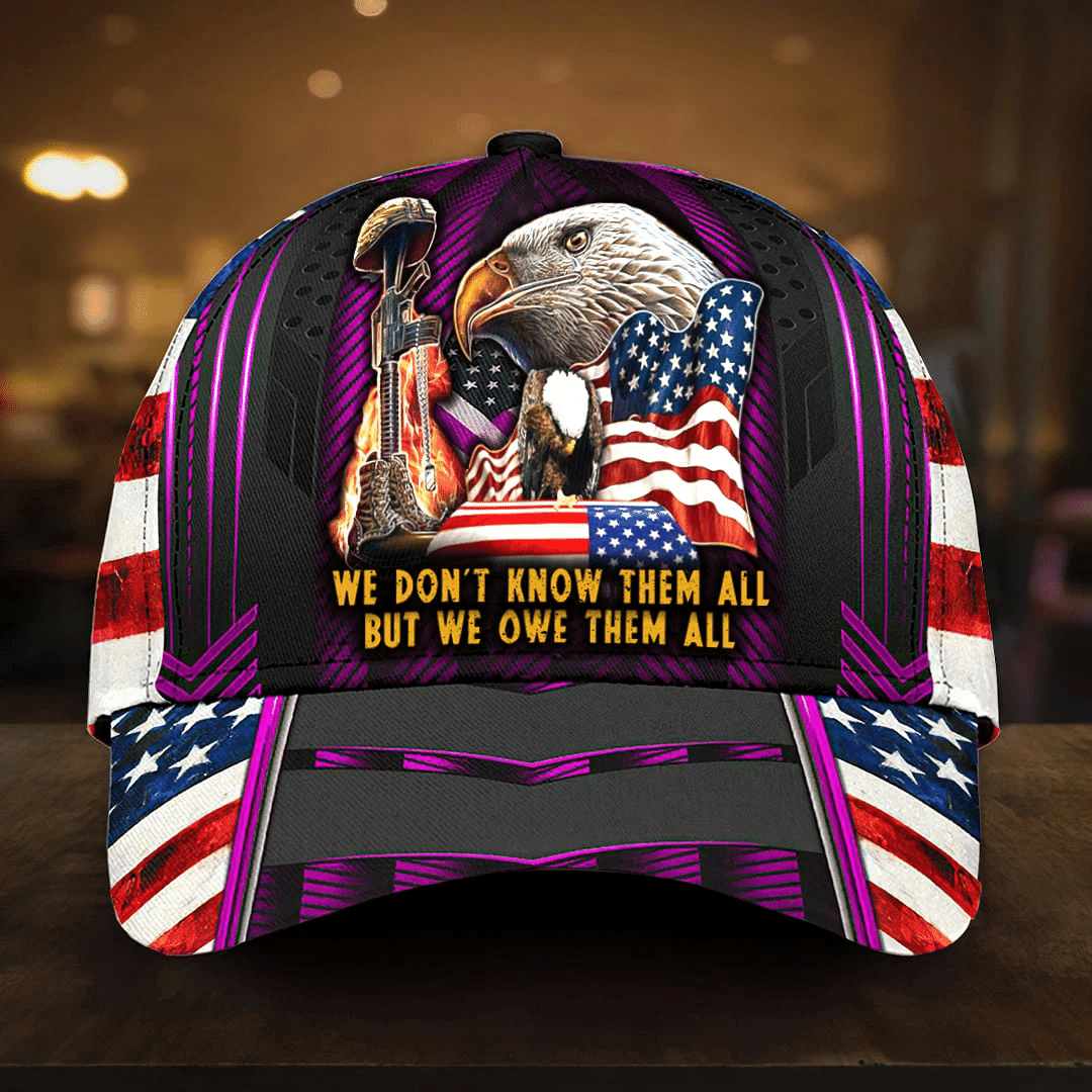 Premium Eagle Veteran Cap Multicolored US