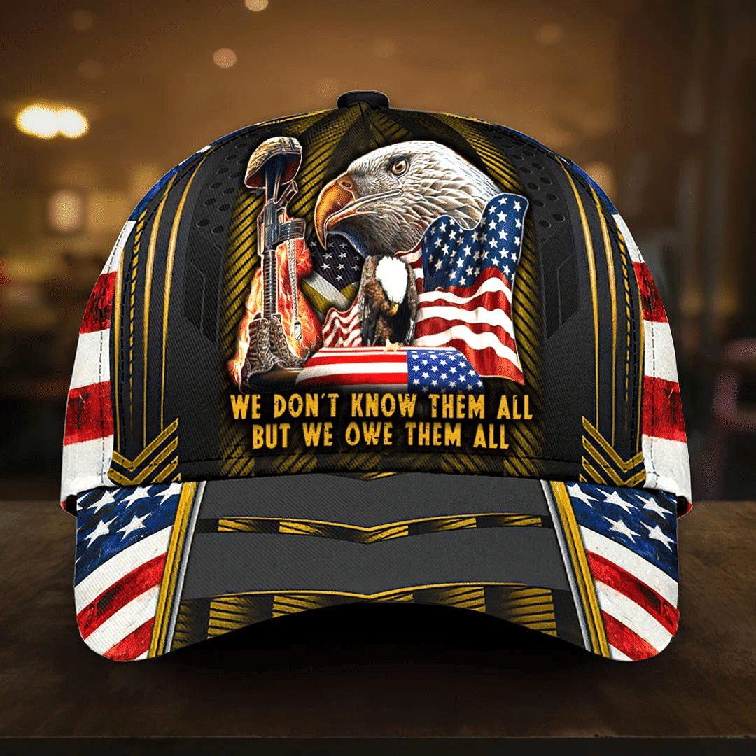 Premium Eagle Veteran Cap Multicolored US