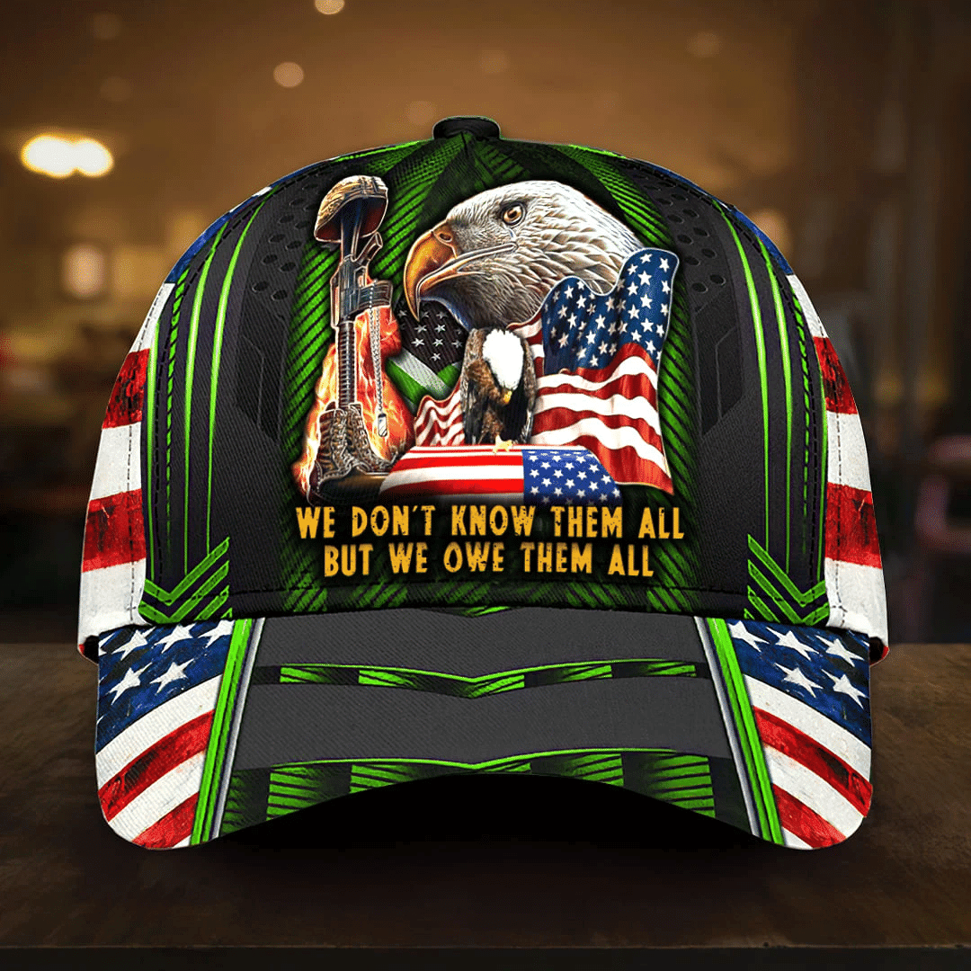 Premium Eagle Veteran Cap Multicolored US