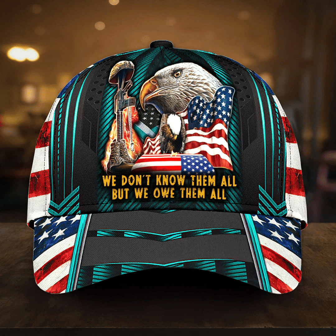 Premium Eagle Veteran Cap Multicolored US