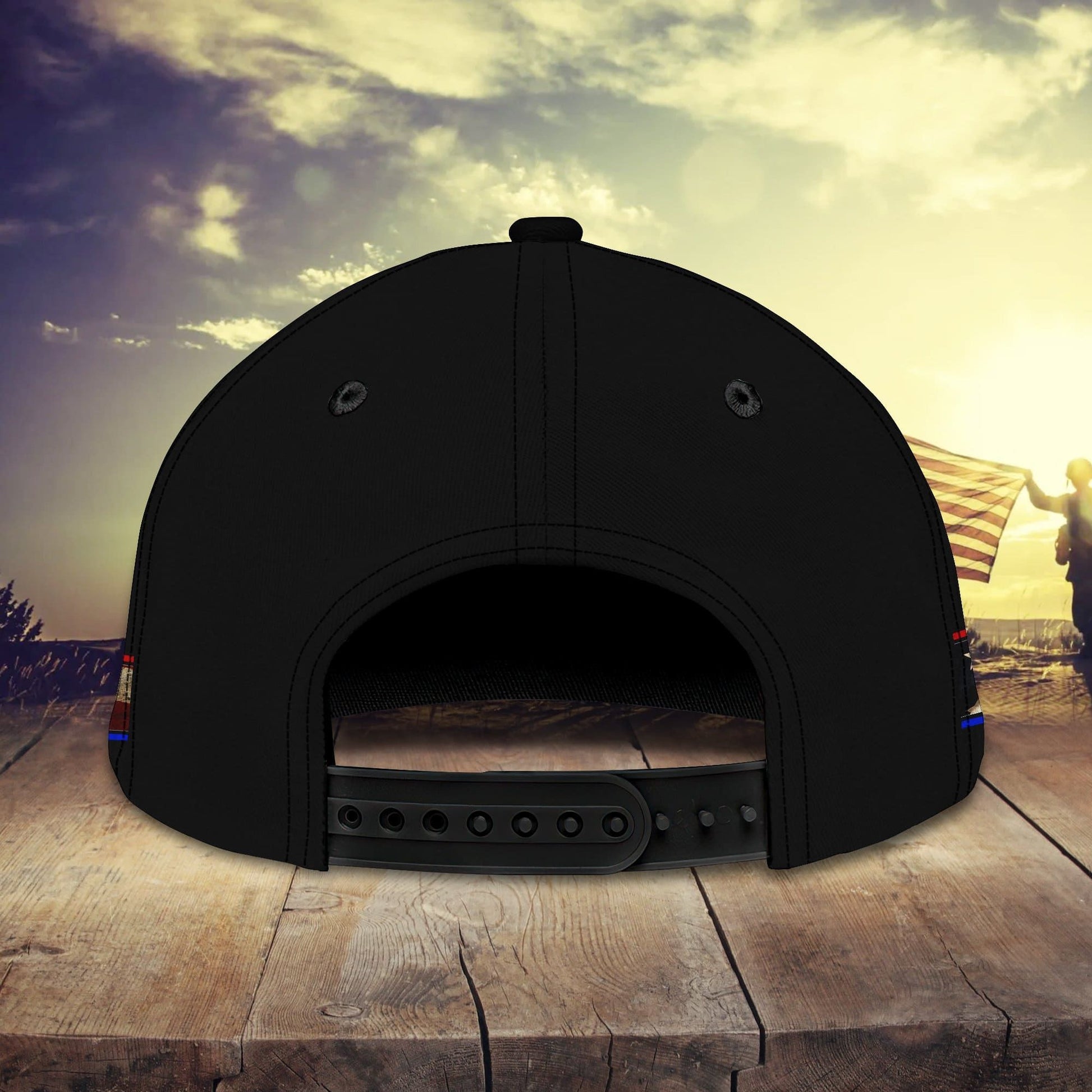 Premium Served US Veteran Cap Black Personalized