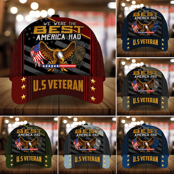 Premium Men's Veteran Cap 3D Camo