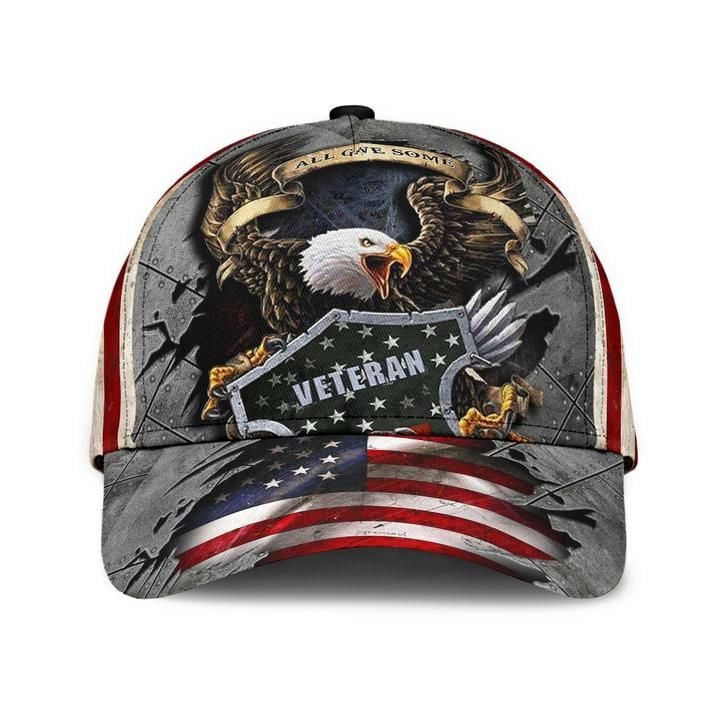 Premium Eagle Veteran Cap 3D Iron Camo Grey
