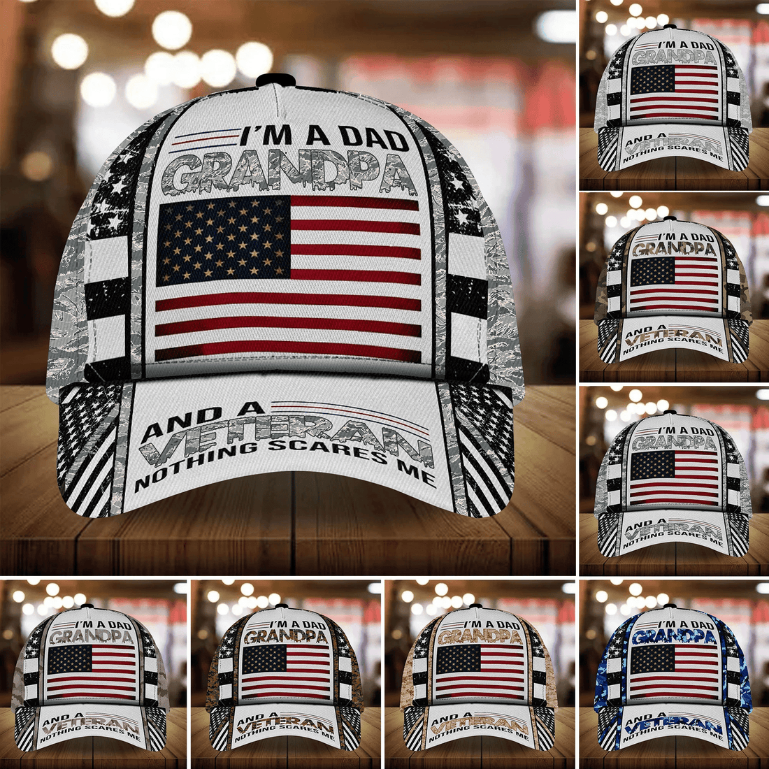 The Best Veteran Cap 3D Cotton Camo | NVT041111