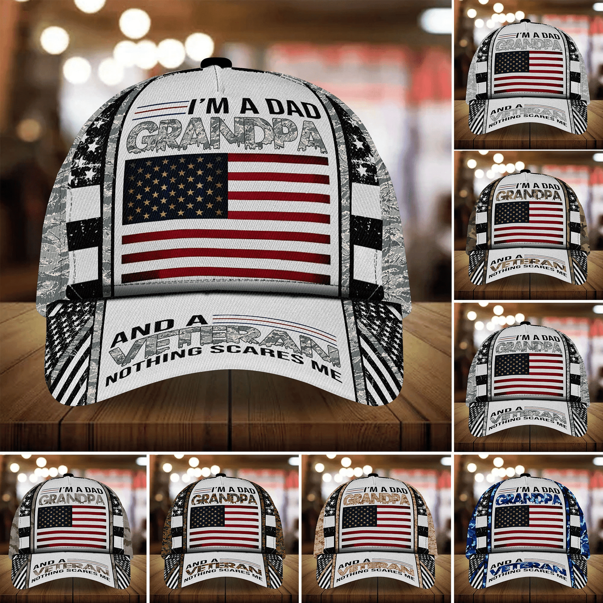 The Best Veteran Cap 3D Cotton Camo | NVT041111